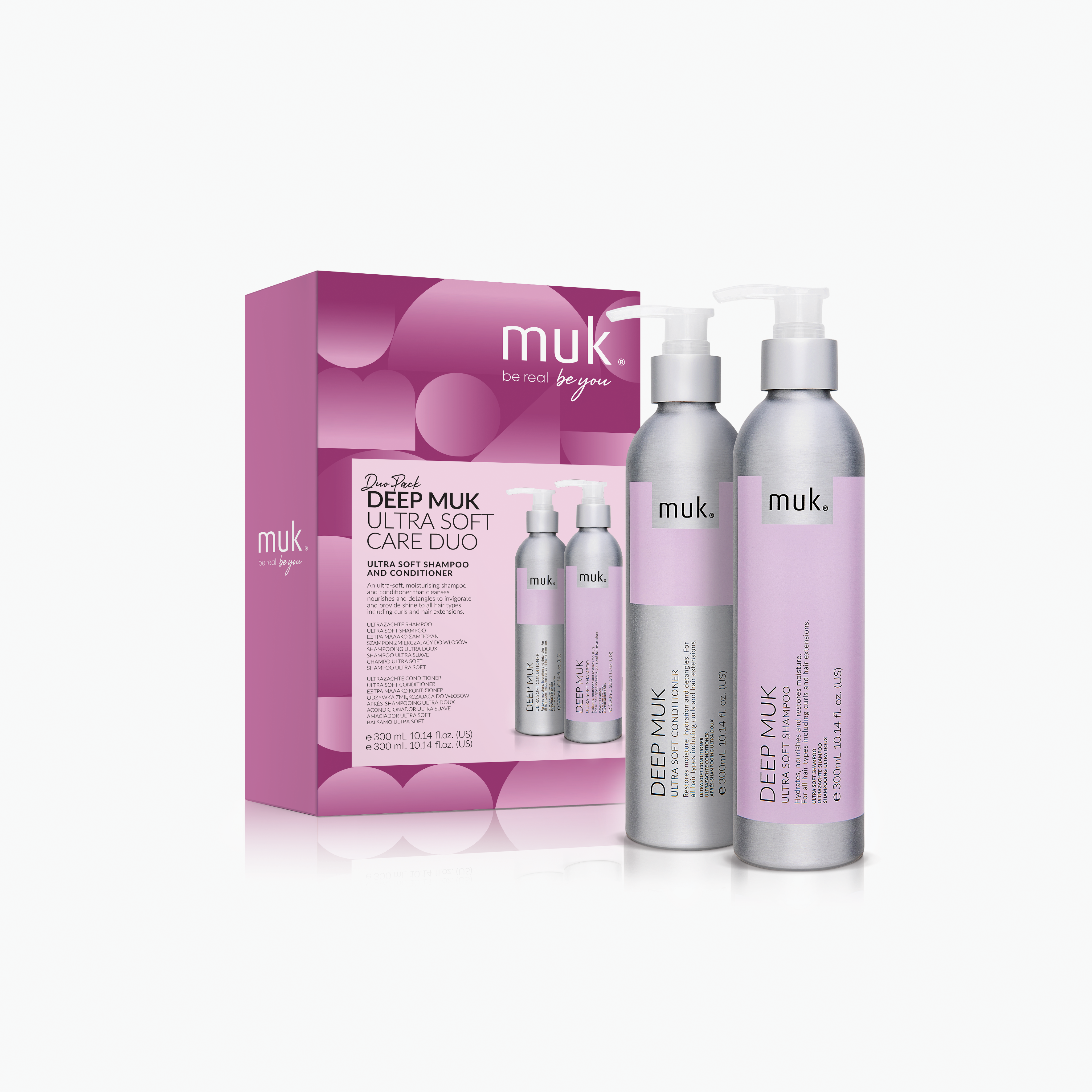 Deep Muk Shampoo & Conditioner Combo - 2025/26 Gift Packaging - Muk UK