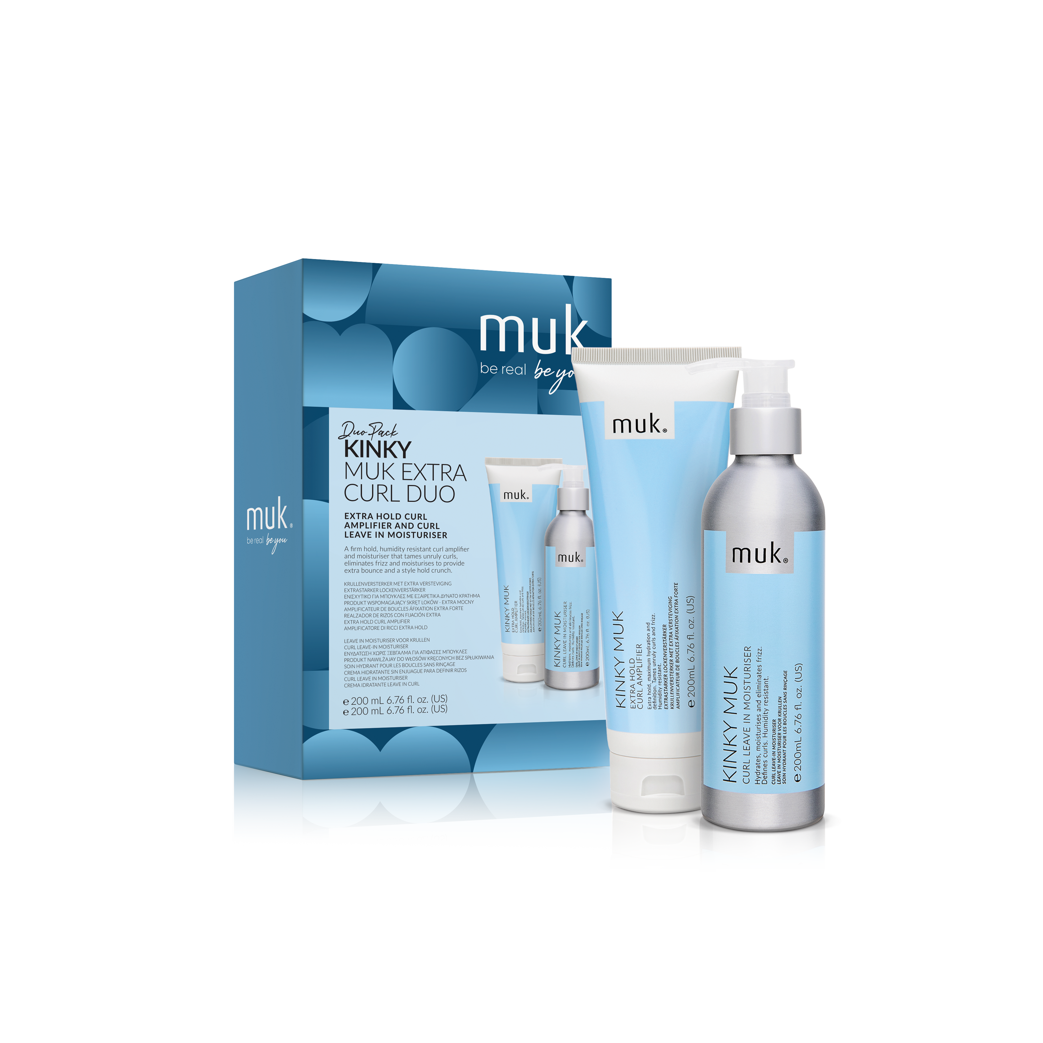 Kinky Muk Extra Hold Curl Duo - 2025/26 Gift Packaging - Muk UK
