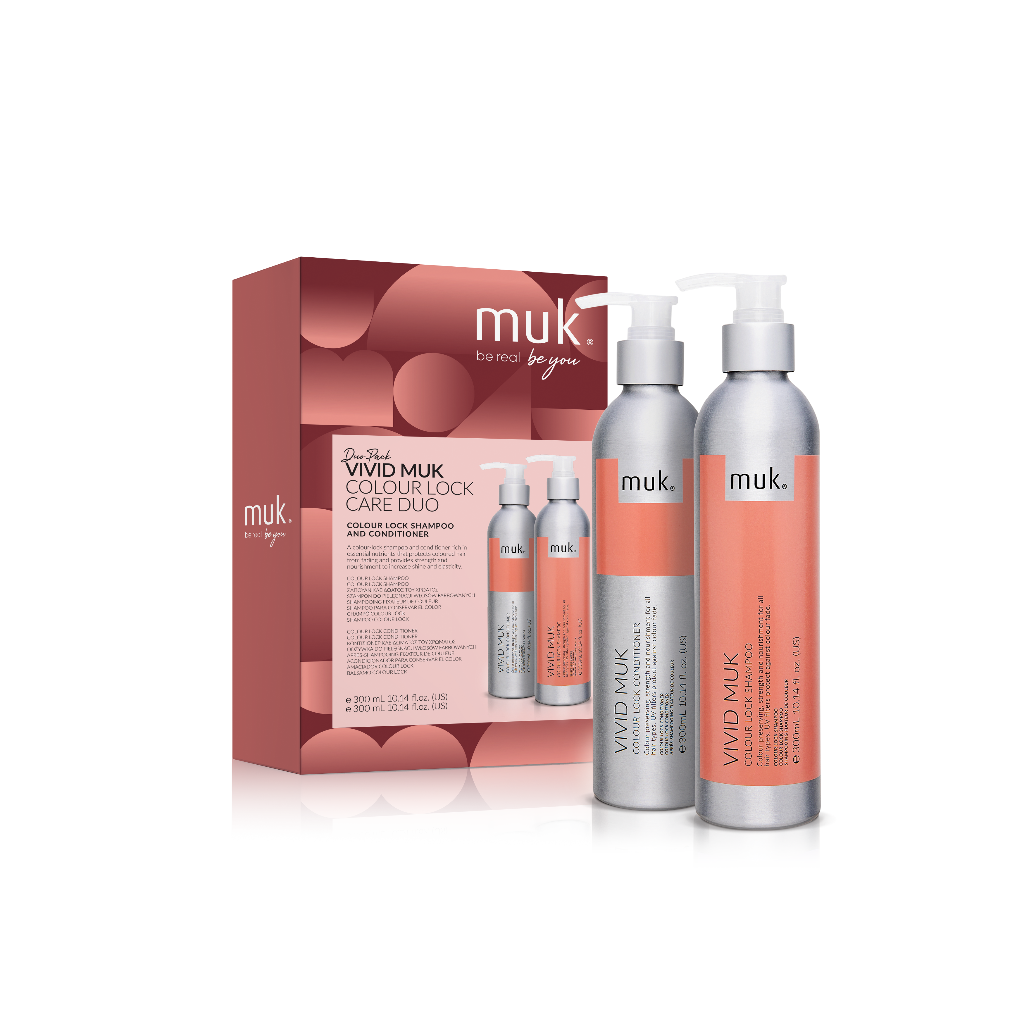 Vivid Muk Colour Lock Shampoo & Conditioner Combo - 2025/26 Gift