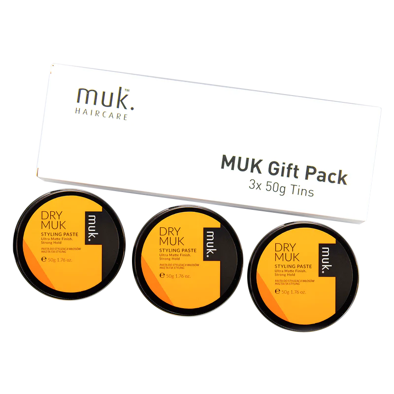 Dry Muk Triple Gift Pack 3x 50g Tins Revised Packaging
