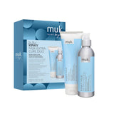 Kinky muk Extra Curl Duo - Extra Hold Curl Amplifier & Leave In Moisturiser (No Gift Packaging)